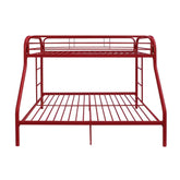 Tritan Red Twin/Full Bunk Bed Model 02053RD By ACME Furniture